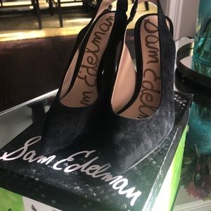 Sam Edelman Black Suede heel